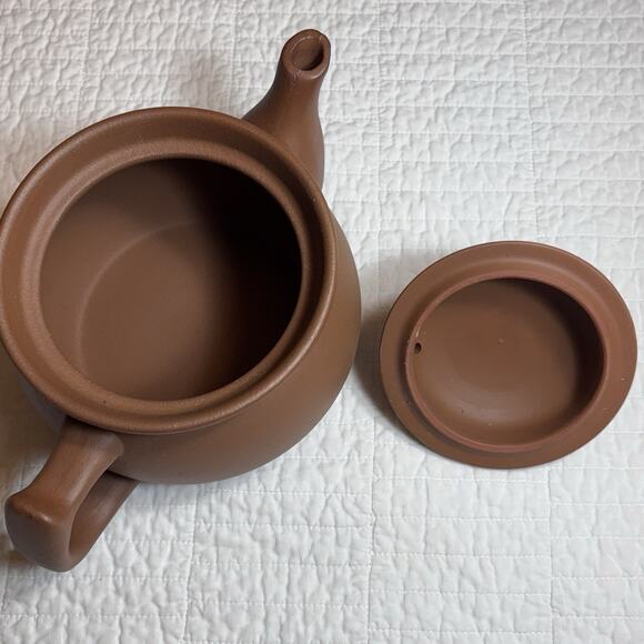 Unglazed Chinese Zisha Medicine Pot, Casserole Ceramic Cooking Pot with Lid 3.5L - Picture 5 of 8